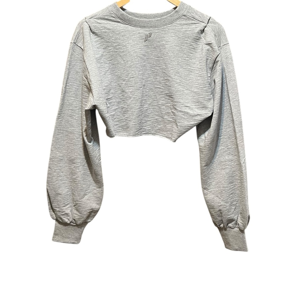 1st Phorm NWT Refine Ultra Crop Light Heather Grey Size Medium - Picture 8 of 15
